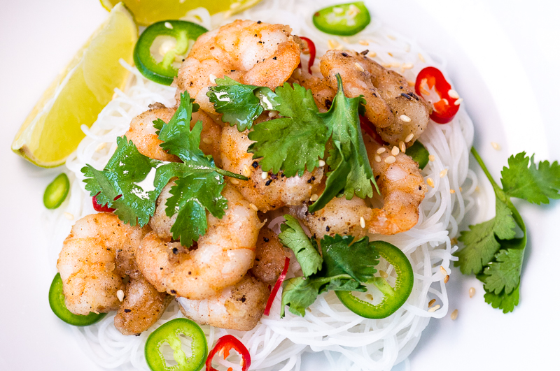 Chilli Salt Prawns