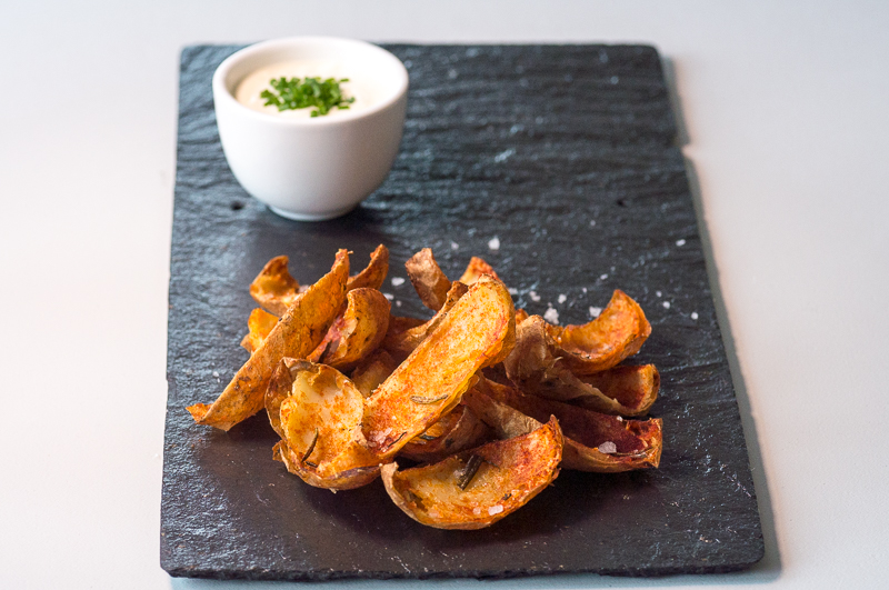 Potato Skins with Smoked Paprika and Ravida Sea Salt