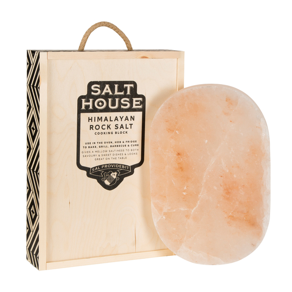 Salthouse Oval Himalayan Salt Block with box Salthouse Oval Himalayan Salt Block with box