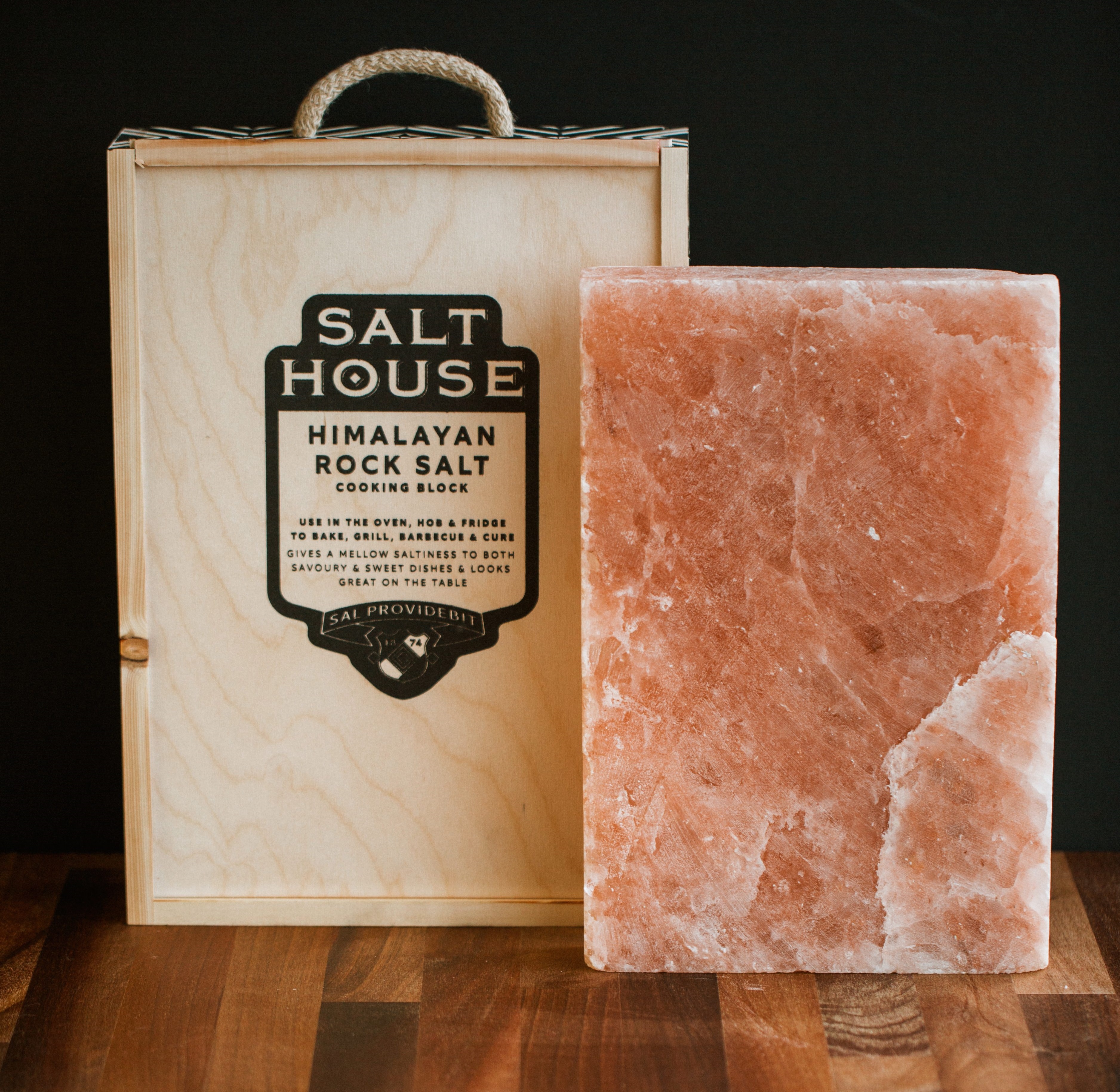 Salthouse Rectangle Himalayan Salt Block with box Salthouse Rectangle Himalayan Salt Block with box