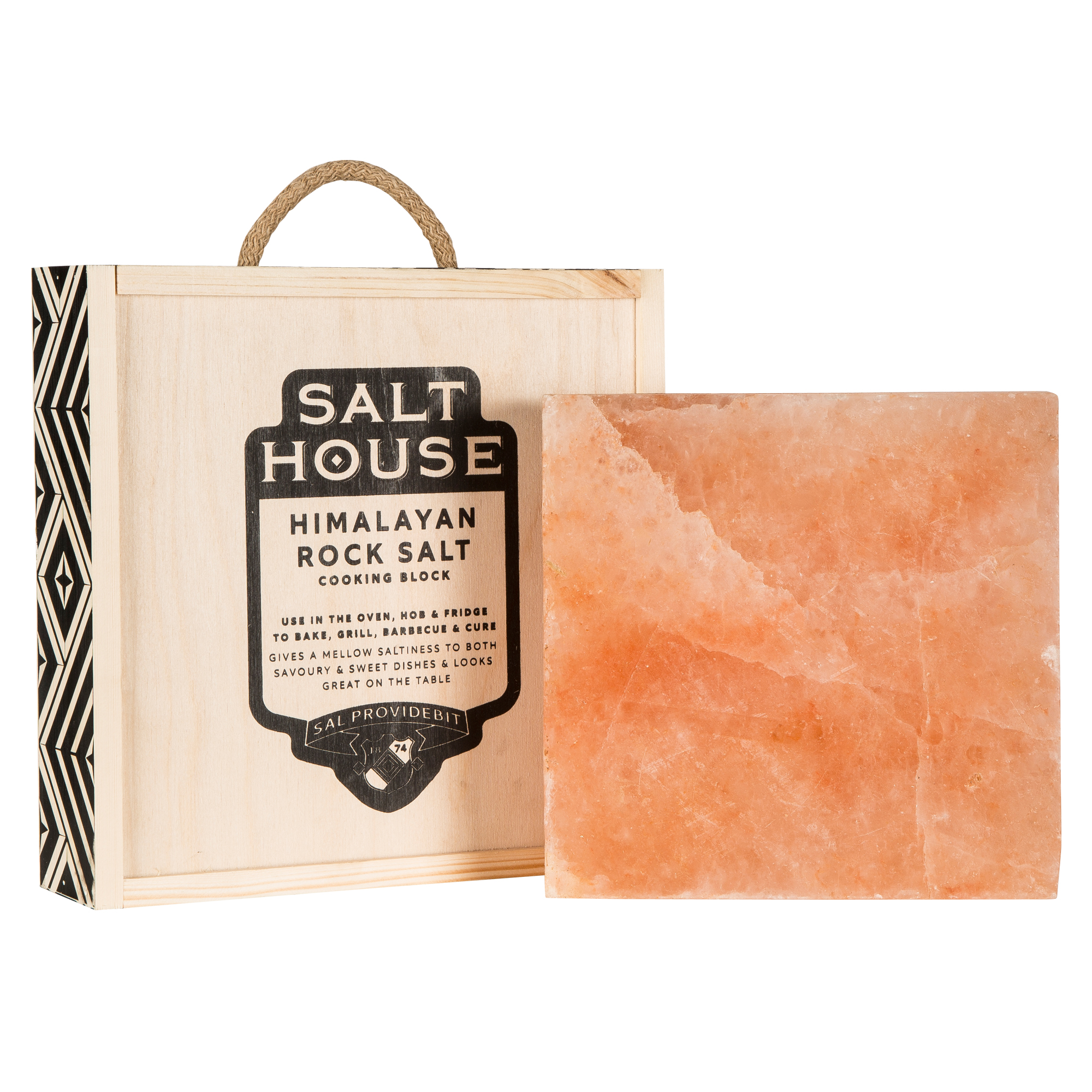 Square Himalayan Salt Block Gift