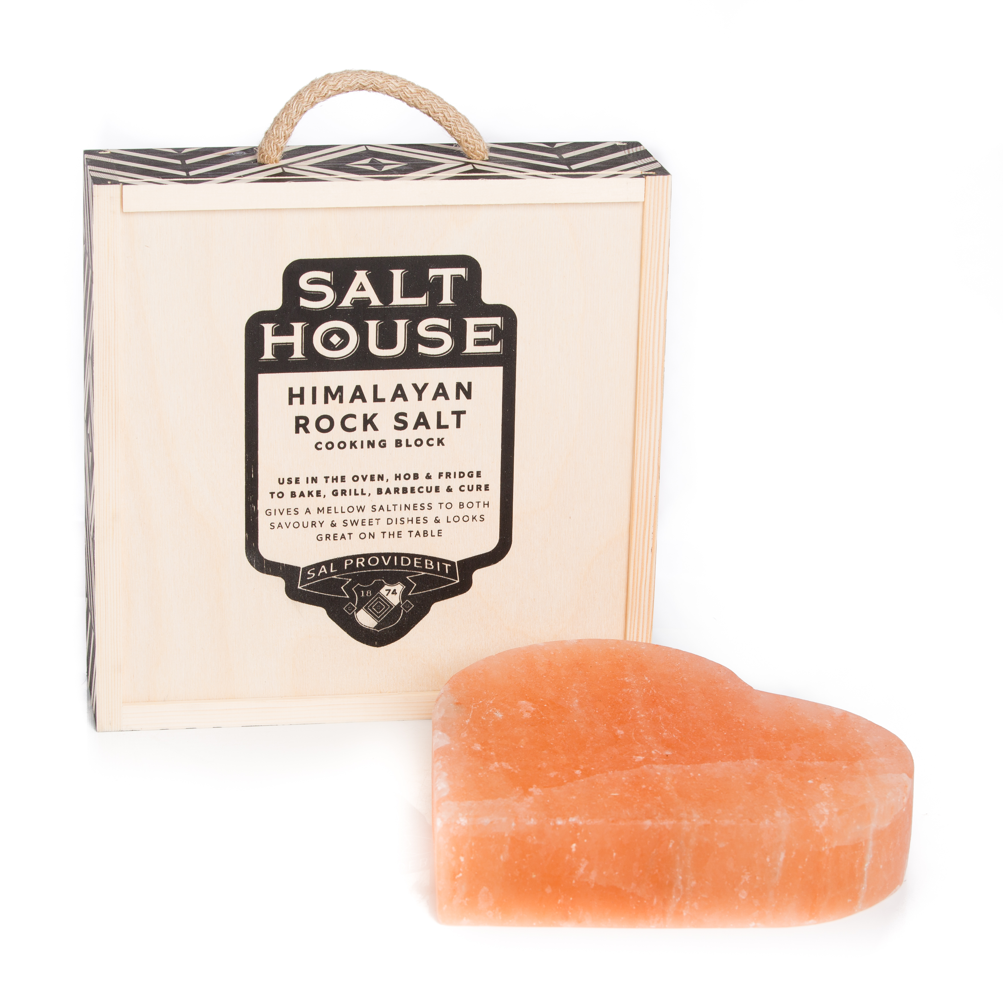 Heart Himalayan Salt Block Gift